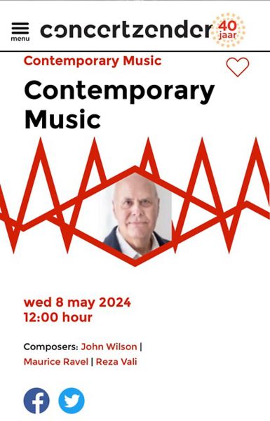Contemporary music poster